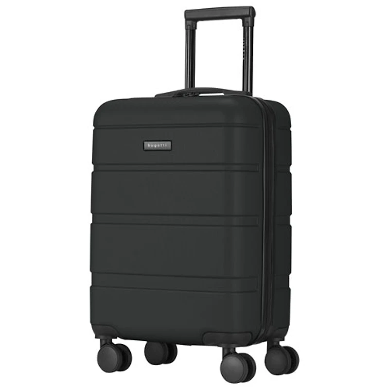 Bagage de cabine rigide 21,65 po Barcelona de Bugatti avec 3 cubes de rangement - Noir