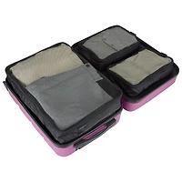 Bagage de cabine rigide 21,65 po Barcelona de Bugatti avec 3 cubes de rangement - Violet - Exclusivité de Best Buy