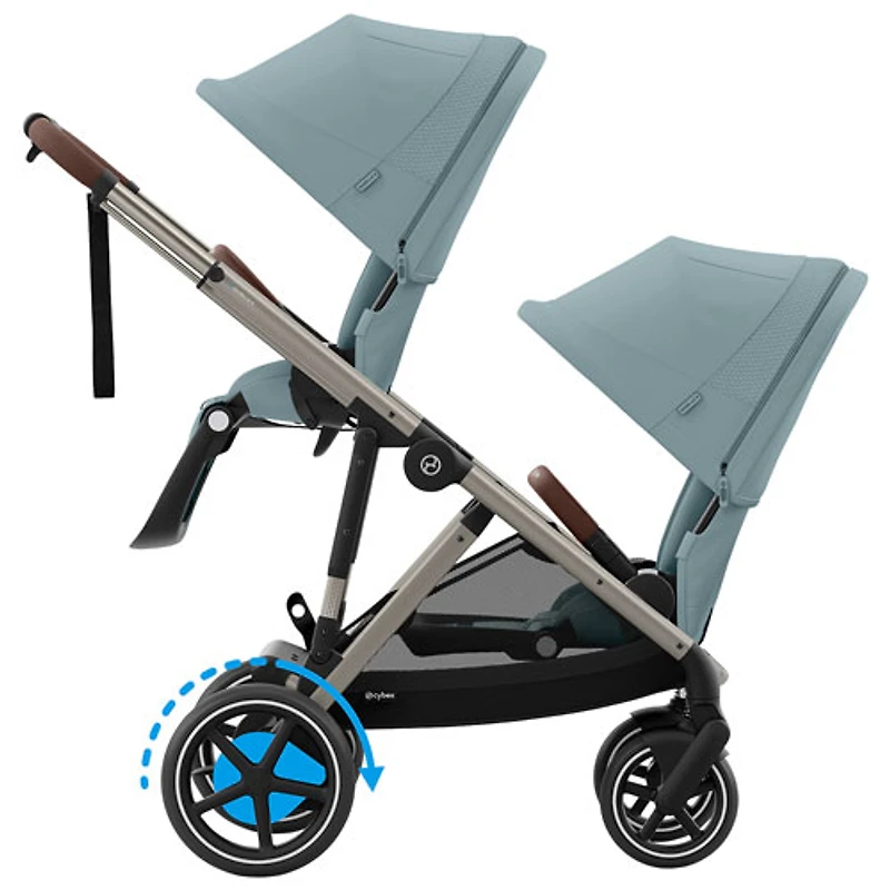 Ensemble de siège pour poussettes Gazelle S et e-Gazelle S de Cybex - Bleu tempête