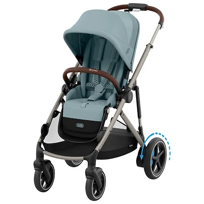 Poussette électrique convertible e-Gazelle S de Cybex - Bleu tempête