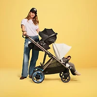 Poussette électrique convertible e-Gazelle S de Cybex - Bleu tempête