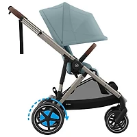 Poussette électrique convertible e-Gazelle S de Cybex - Bleu tempête