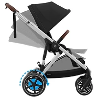 Cybex e-Gazelle S Electric Convertible Stroller - Moon Black