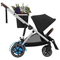 Cybex e-Gazelle S Electric Convertible Stroller - Moon Black
