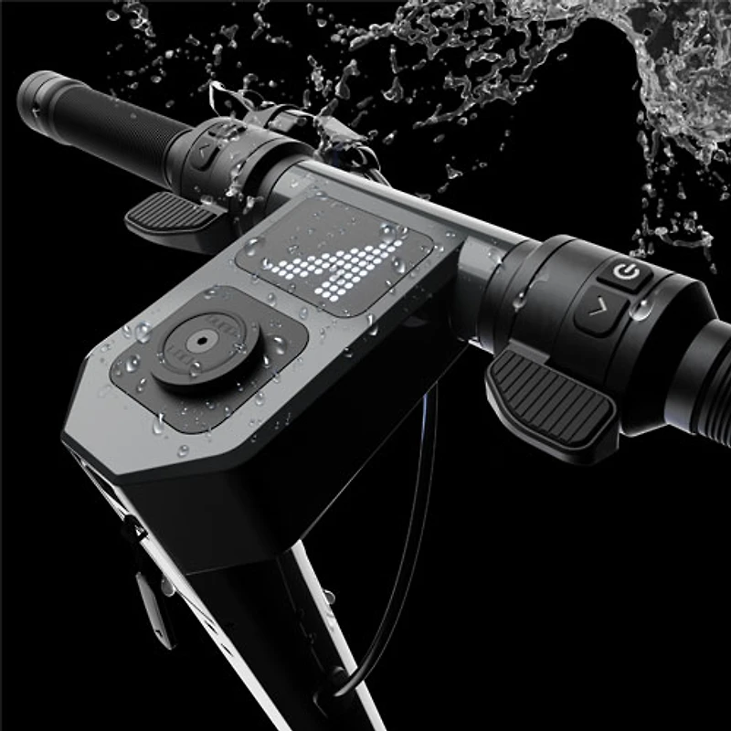 Trottinette électrique Go d'Apollo (Moteur de 350 W/Autonomie de 48 km/Vitesse maximale de 44 km/h) - Gris cosmique