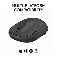 Souris optique Bluetooth de 4000 ppp M240 Silent de Logitech - Graphite