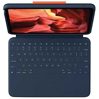 Logitech Rugged Combo 4 Keyboard Case for iPad 10th Gen with Smart Connector - Blue