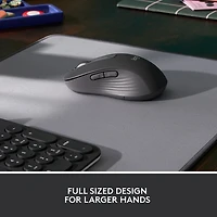 Souris sans fil précise Bluetooth 4000 ppp Signature M650 L for Business de Logitech pour mains de moyenne à grande taille - Graphite