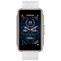 Motorola Moto Watch 40 46 x 30mm Smartwatch with Heart Rate Monitor - Rose