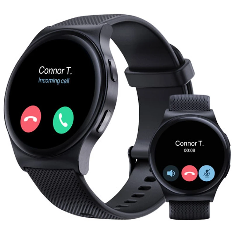 Motorola Moto Watch 120 45mm Smartwatch with Heart Rate Monitor - Black