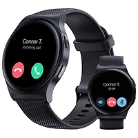 Motorola Moto Watch 120 45mm Smartwatch with Heart Rate Monitor - Black