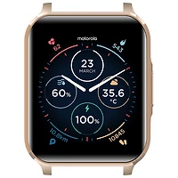 Motorola Moto Watch 70 48 x 36mm Smartwatch with Heart Rate Monitor - Rose