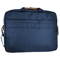 Sac en tissu recyclé Annex Messenger de PKG pour portable de 16 po - Bleu marine