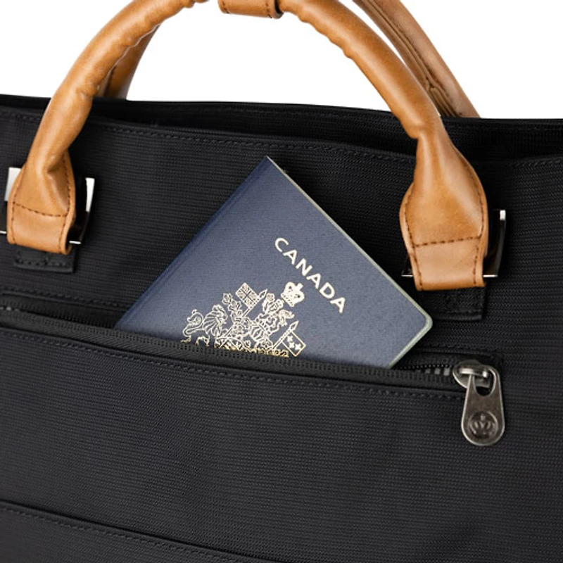 Sac fourre-tout Parkdale de PKG pour portable de 16 po - Noir district