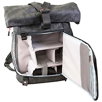 Sac à dos Stealth de Roots pour appareil photo reflex numérique et appareil photo sans miroir - Camouflage