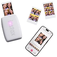 Imprimante Instax Mini Link 3 de Fujifilm pour téléphone intelligent - Blanc argile
