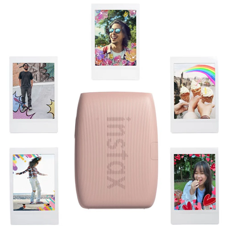 Imprimante Instax Mini Link 3 de Fujifilm pour téléphone intelligent - Rose poudre