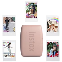 Imprimante Instax Mini Link 3 de Fujifilm pour téléphone intelligent - Rose poudre