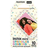 Film instantané Instax Mini de Fujifilm - 10 feuilles - Bonbons