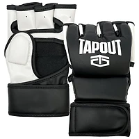 Gants d'arts martiaux mixtes de 12 oz de Tapout - Noir