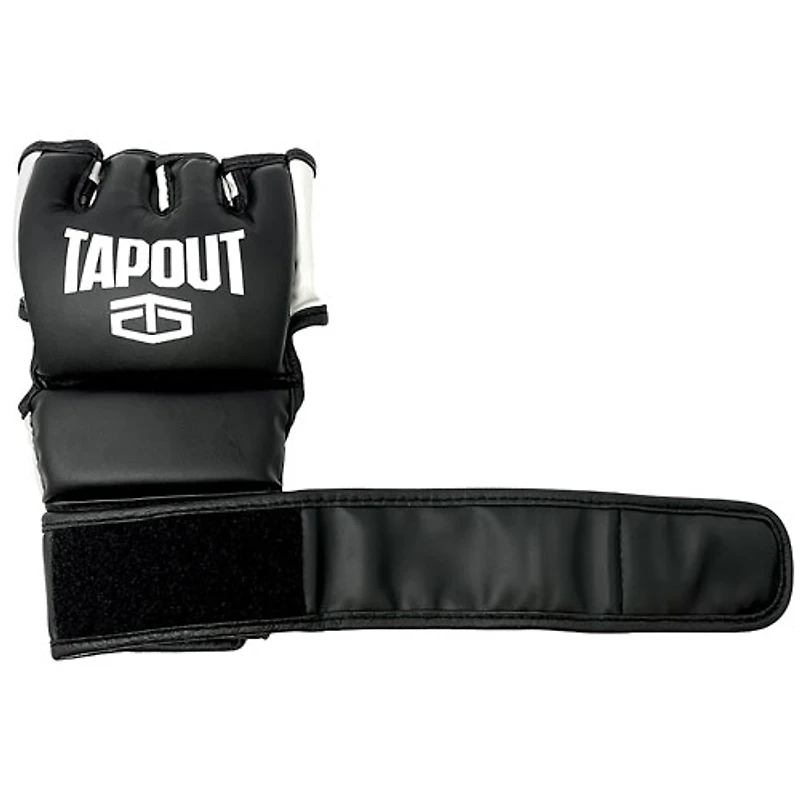 Gants d'arts martiaux mixtes de 12 oz de Tapout - Noir