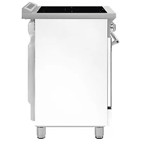 Smeg 36" 4.6 Cu Ft True Convection 5-Element Freestanding Induction Range (SPR36UIMMW) - White - Only at Best Buy
