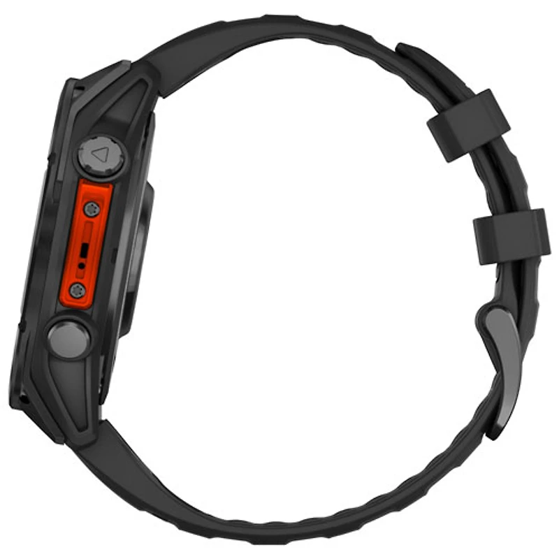 Montre intelligente multisport Bluetooth AMOLED fēnix 8 de 47 mm de Garmin - Noir/Gris ardoise