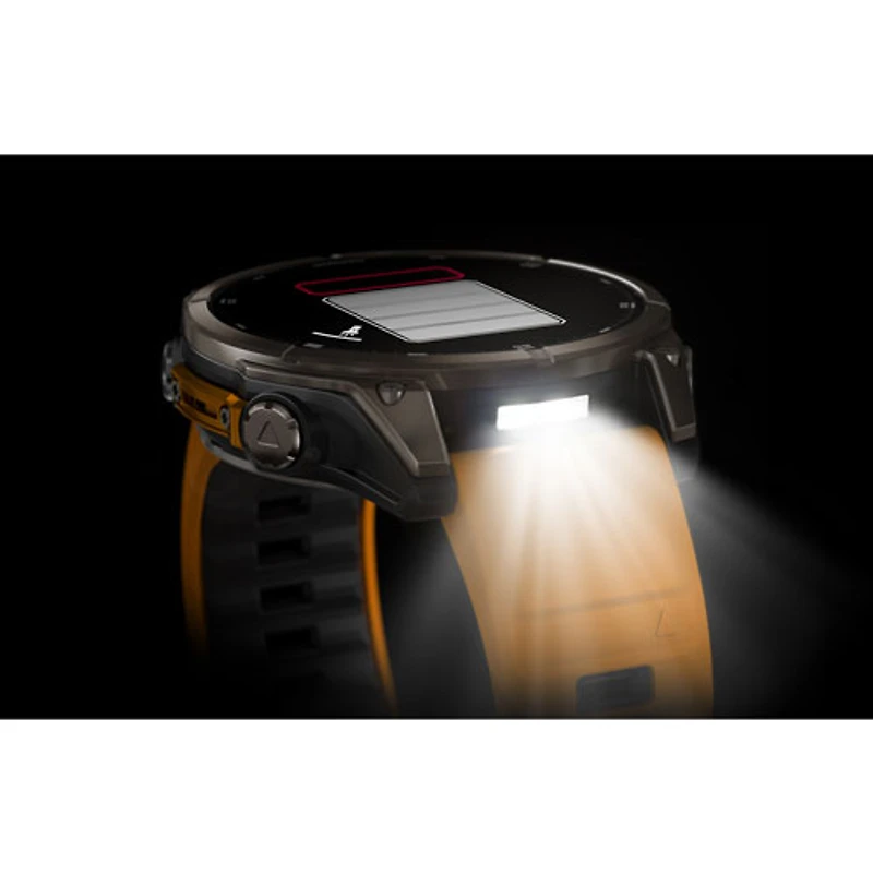 Garmin fēnix 8 47mm Sapphire AMOLED Bluetooth Multisport Smartwatch - Spark Orange/Graphite/Carbon Grey