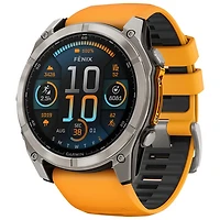 Garmin fēnix 8 51mm Sapphire AMOLED Bluetooth Multisport Smartwatch - Spark Orange/Graphite/Carbon Grey