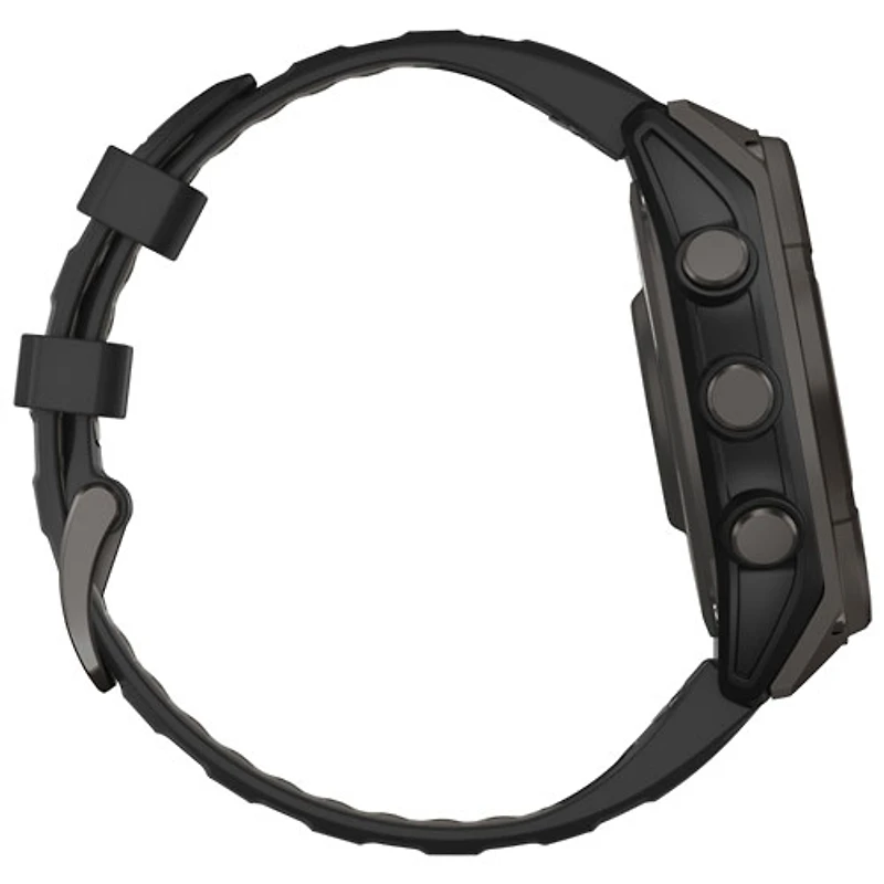 Garmin fēnix 8 47mm Sapphire Solar Bluetooth Multisport Smartwatch - Black/Carbon Grey