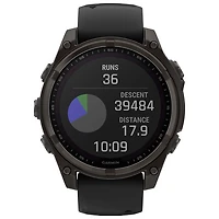 Garmin fēnix 8 47mm Sapphire Solar Bluetooth Multisport Smartwatch - Black/Carbon Grey