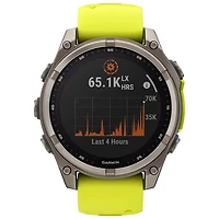 Montre intelligente multisport Bluetooth solaire en verre saphir fēnix 8 de mm de Garmin