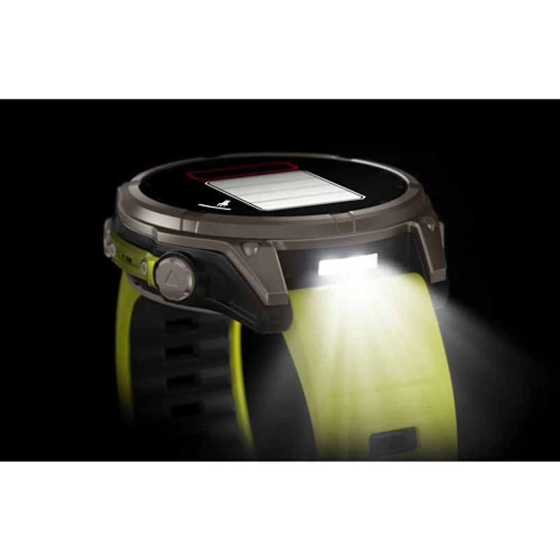 Montre intelligente multisport Bluetooth solaire en verre saphir fēnix 8 de mm de Garmin