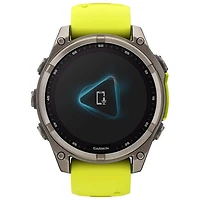 Montre intelligente multisport Bluetooth solaire en verre saphir fēnix 8 de mm de Garmin
