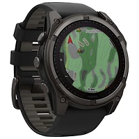 Garmin fēnix 8 51mm Sapphire Solar Bluetooth Multisport Smartwatch - Black/Carbon Grey
