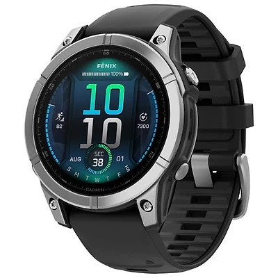 Montre intelligente multisport Bluetooth AMOLED 47 mm fēnix E de Garmin