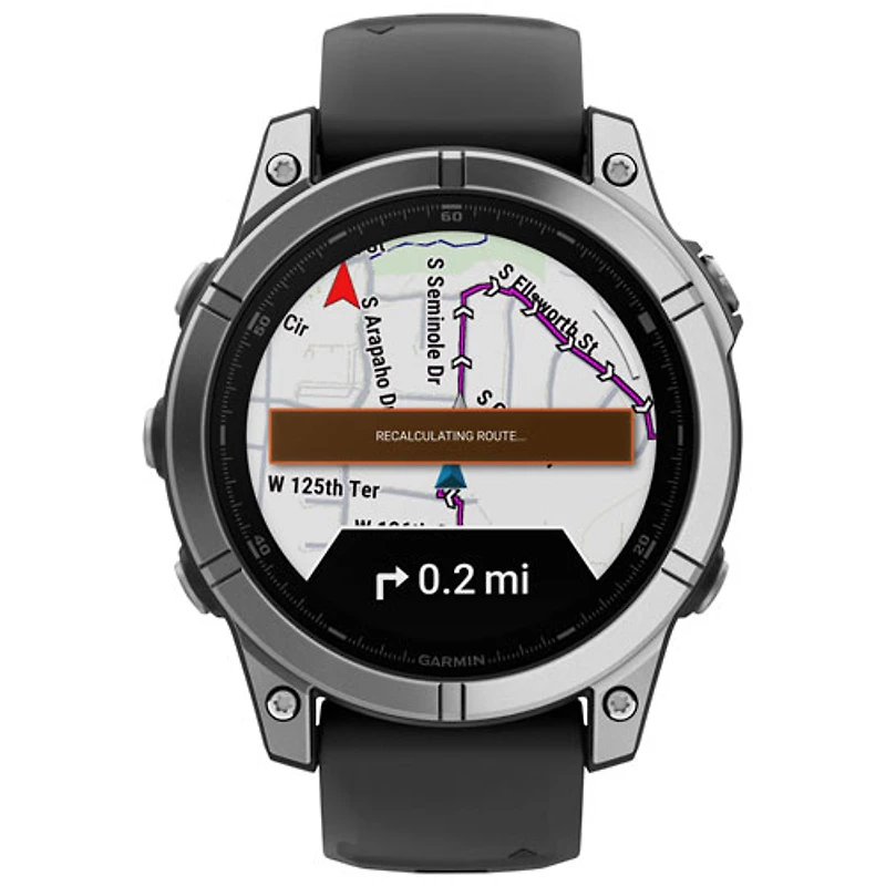 Montre intelligente multisport Bluetooth AMOLED 47 mm fēnix E de Garmin
