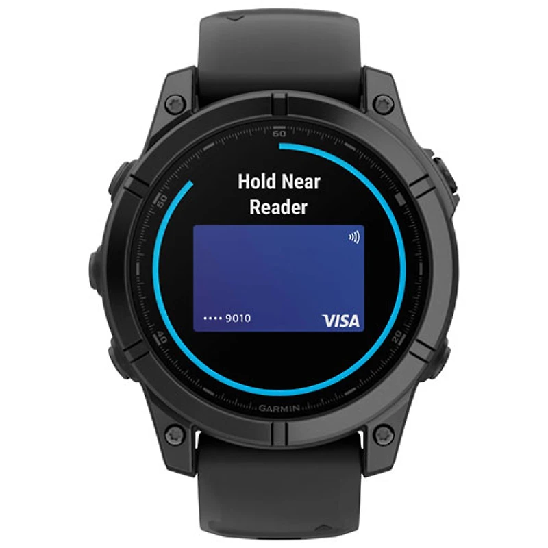 Garmin fēnix E 47mm AMOLED Bluetooth Multisport Smartwatch - Black/Carbon Grey