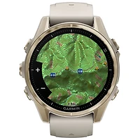 Garmin fēnix 8 43mm Sapphire AMOLED Bluetooth Multisport Smartwatch - Whitestone/Silver