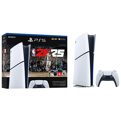 Console PlayStation 5 mince édition numérique - Ensemble NBA 2K25