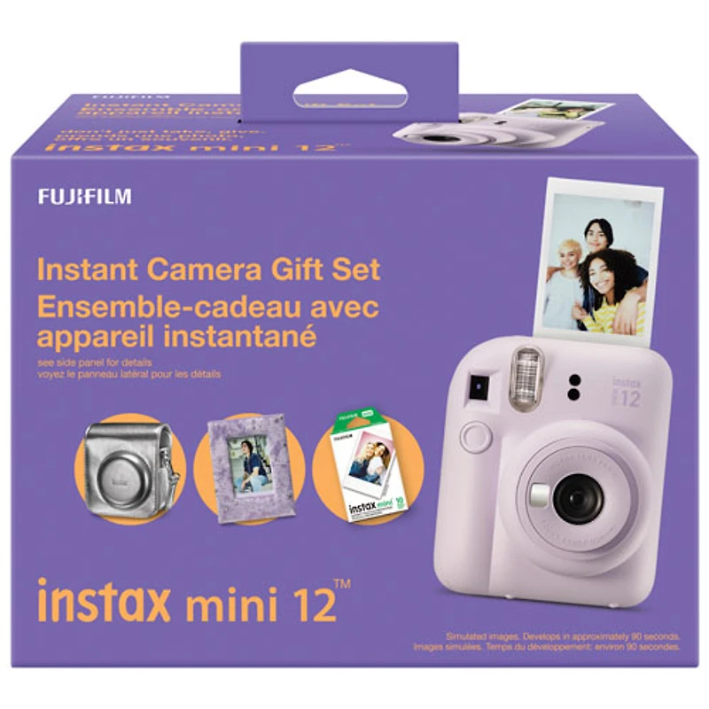Fujifilm Instax Mini 12 Instant Camera Gift Set - Lilac