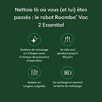 iRobot Roomba Vac 2 Essential Robot Vacuum with AutoEmpty Dock (Q052020)