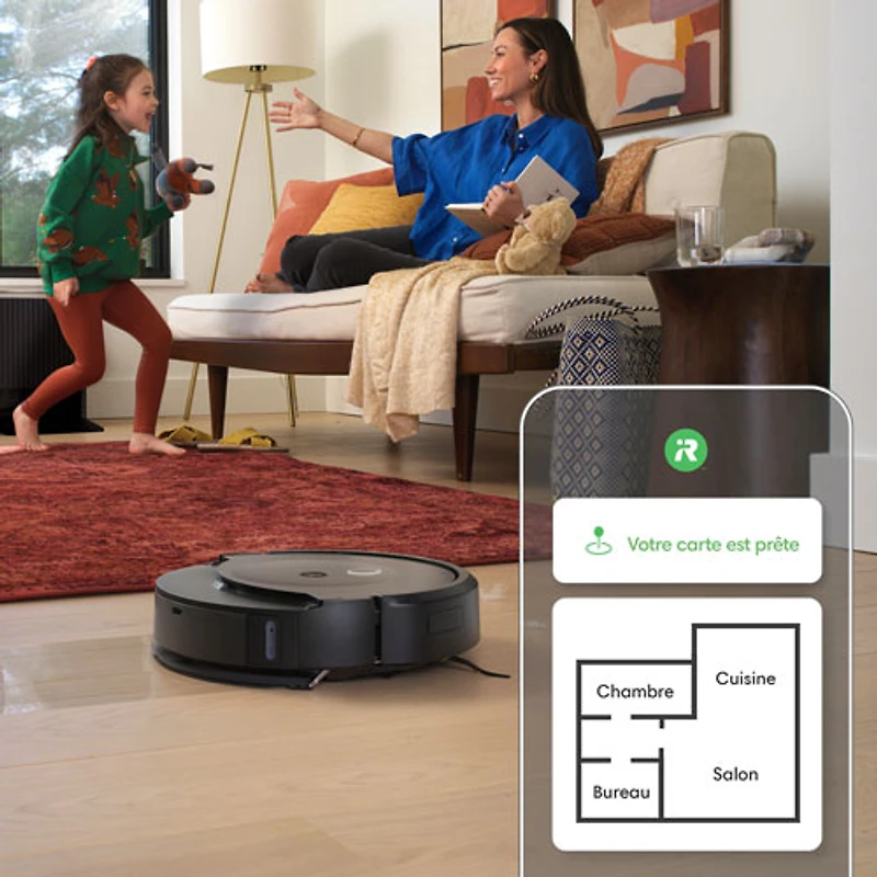 Aspirateur robot Roomba Combo 10 Max et station d'accueil AutoWash d'iRobot - Noir