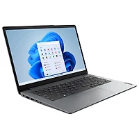 Portable de 14 po IdeaPad 1i de Lenovo - Gris nuage (Celeron N4500 d'Intel/RAM 4 Go/SSD 128 Go/Windows 11)