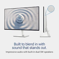 Moniteur DEL IPS HD intégrale GTG 8 ms 100 Hz 27 po de Dell (S2725H) - Argenté