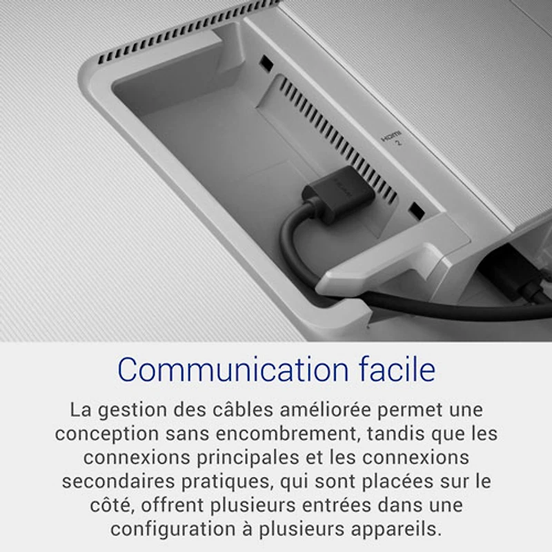 Moniteur DEL IPS HD intégrale GTG 8 ms 100 Hz 27 po de Dell (S2725H) - Argenté