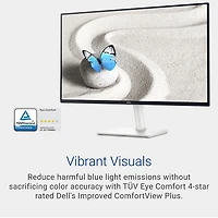 Moniteur DEL IPS HD intégrale GTG 8 ms 100 Hz 27 po de Dell (S2725H) - Argenté