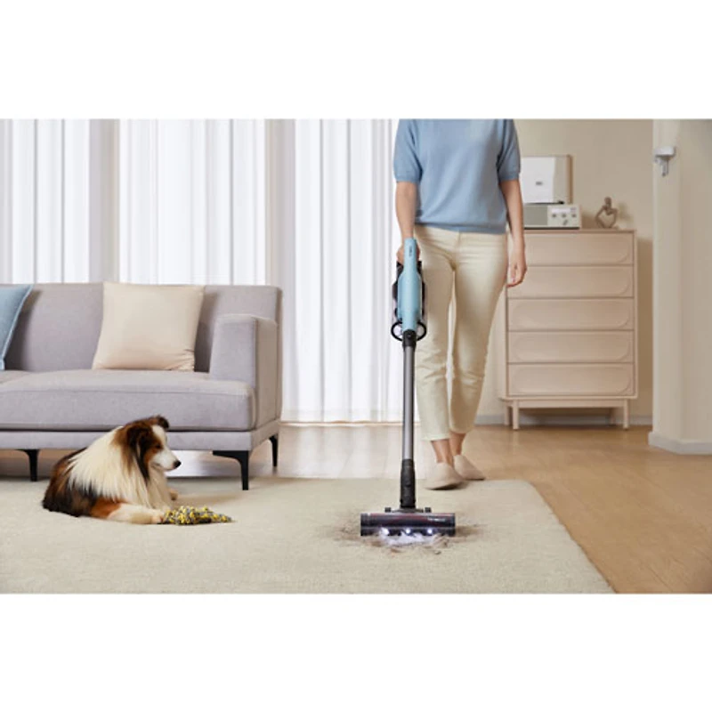 Tineco GO PET 303 Cordless Stick Vacuum - Powder Blue/Black