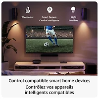 Clé de diffusion multimédia en continu Fire TV Stick 4K (2024) avec télécommande vocale Alexa Amazon