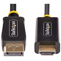 StarTech 1m (3.3 ft.) DisplayPort to HDMI Cable (3F-DP-HDMI-4K60-HDR) - Black